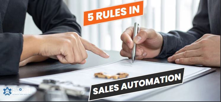 rules in sales automation - marketing automation